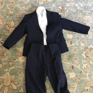 Toddler navy blue suit from Etsy 3t/4t