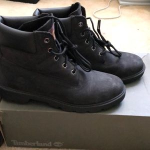 Timberland all black waterproof boots size 6.5