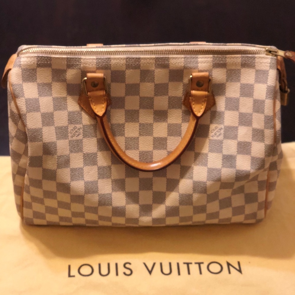 Louis Vuitton speedy damier azure 30