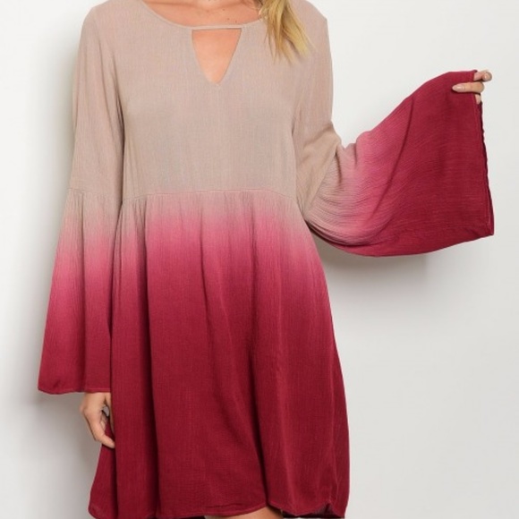 . Dresses & Skirts - (((( 1 LEFT )))) Ombre Tie- dye dress
