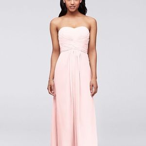 David’s Bridal Bridesmaid Dress Petal Pink 0