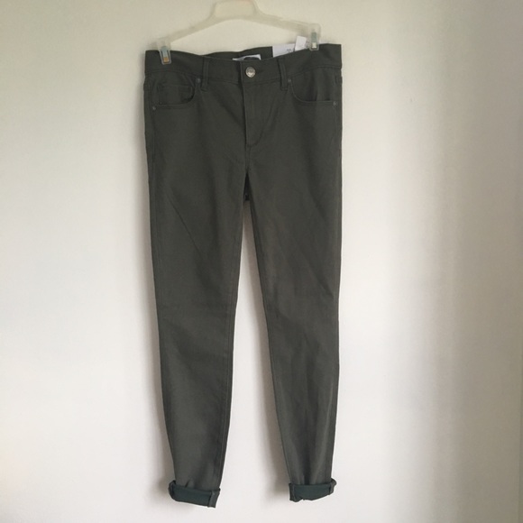 LOFT Pants - LOFT Army Green Jeggings