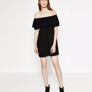 Off Shoulder Zara Dress Black