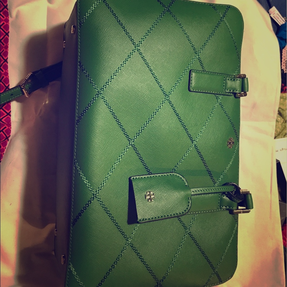 Tory Burch Robinson Stitched Satchel