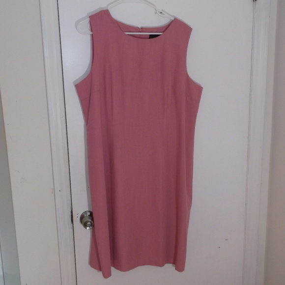 Sag Harbor Dresses & Skirts - Sag Harbor Rose Pink Sleeveless Sheath Dress 18