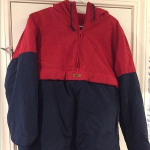 Men’s Durkl padded pullover jacket.