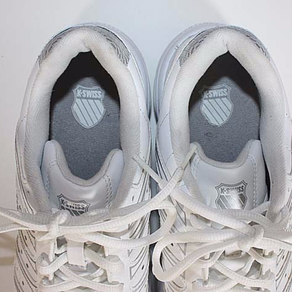 K-Swiss Women's White  Sneakers Size 6 - Picture 5 of 7