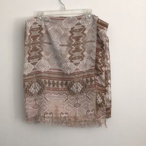 Tribal printed scarf