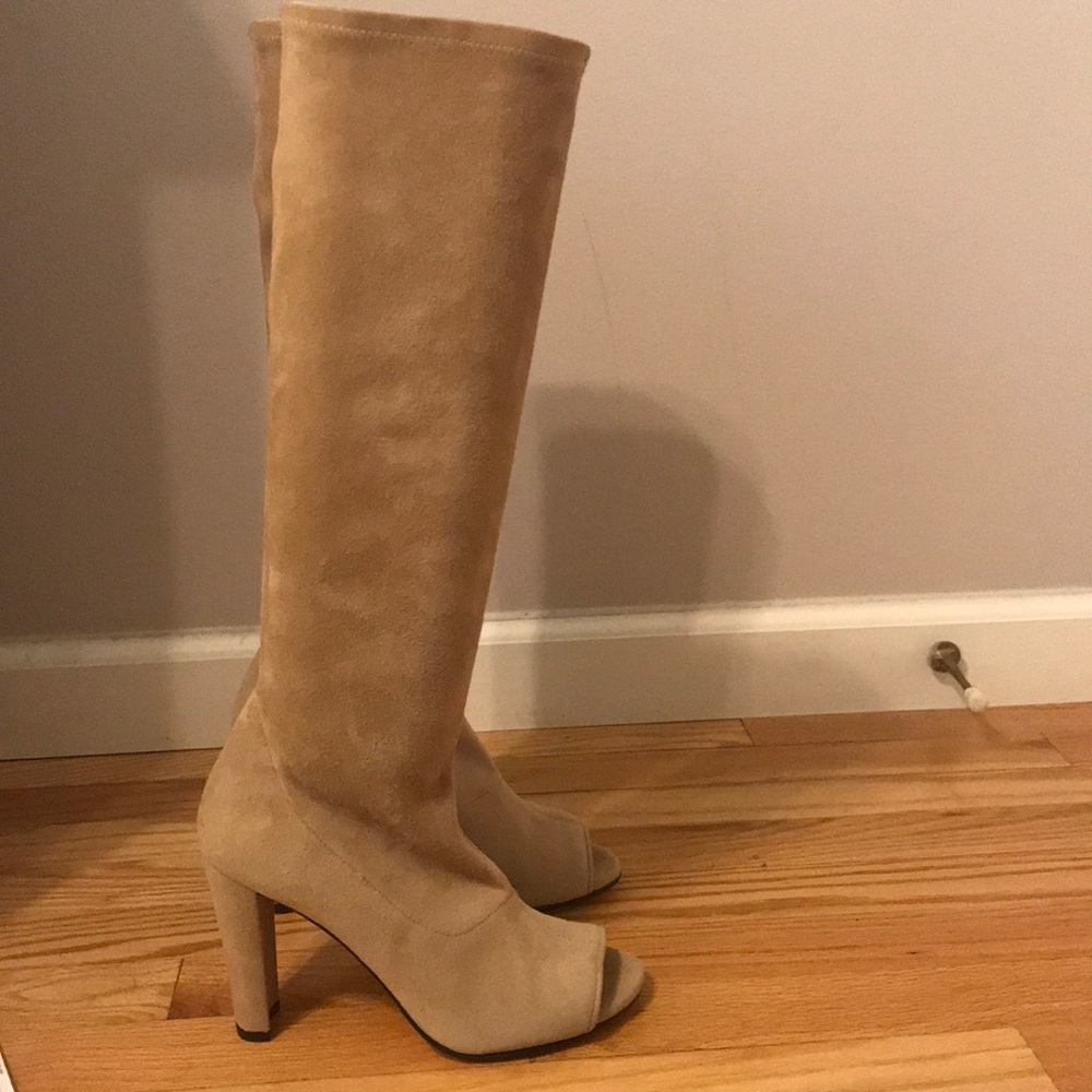 Stuart Weitzman Open Toe Boots