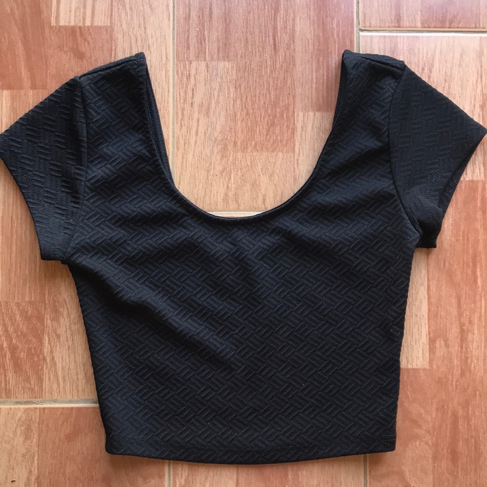 Black Crop Top size xs