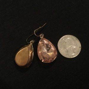 Teardrop earrings in Blush