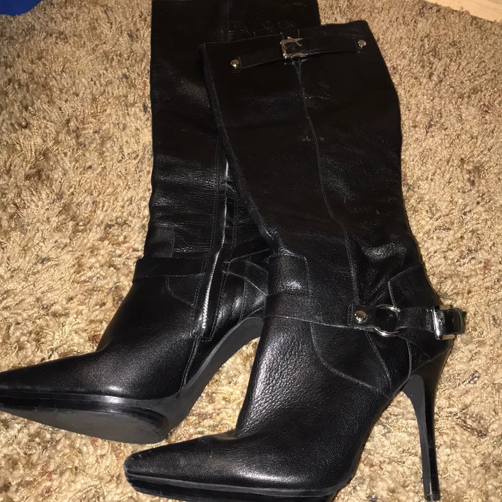 Michael Kors to the knee high heeled boots sz 10m