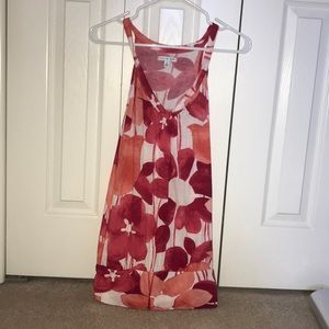 Long, loose fitting tank top