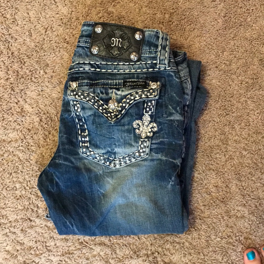 Miss Me bootcut jeans.