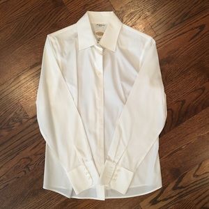 Talbots white blouse