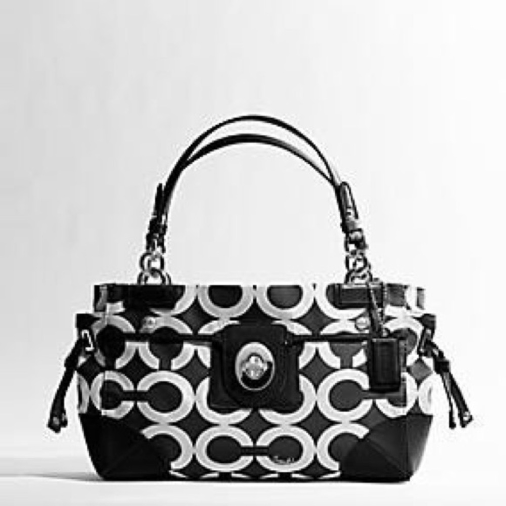 Coach Peyton Op Art purse with dustbag