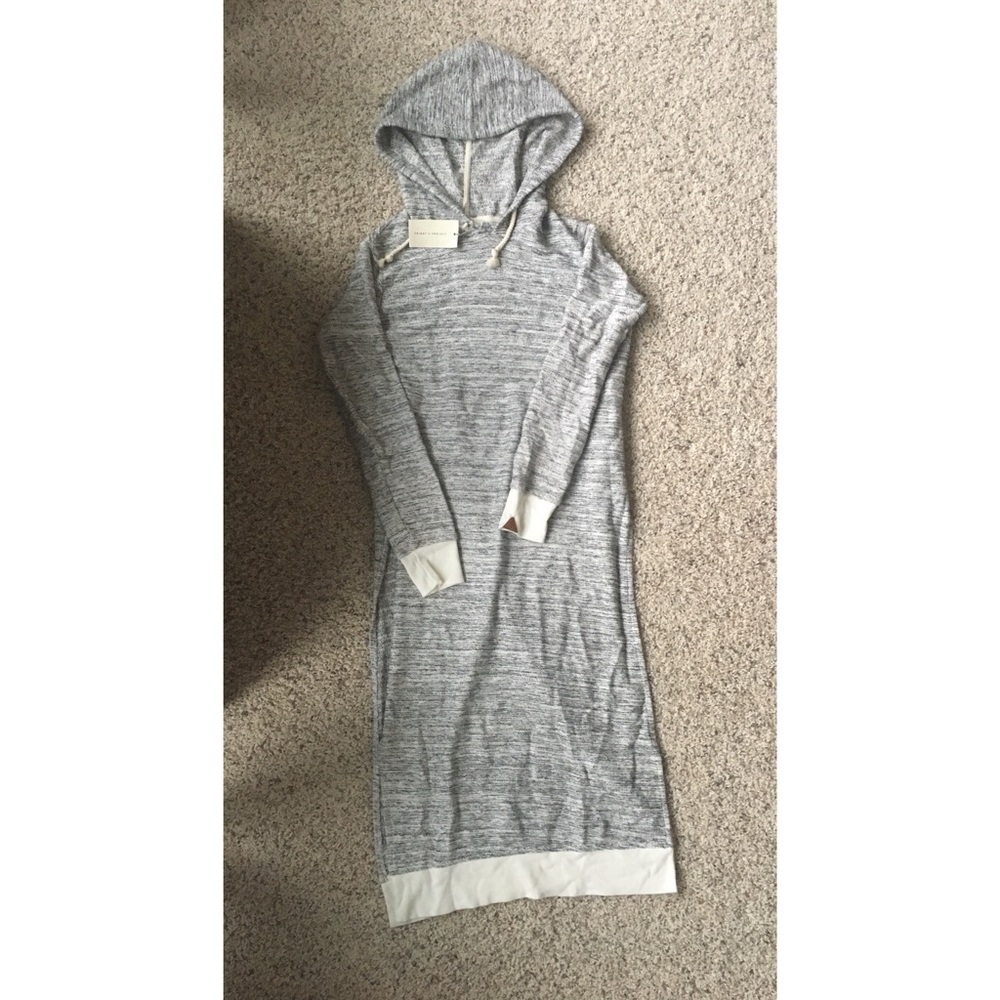 Long hoodie sweatshirt dress