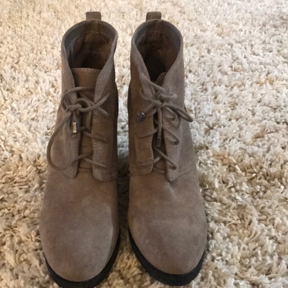 Vince camuto wedge booties