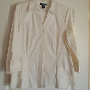 Alfani white blouse