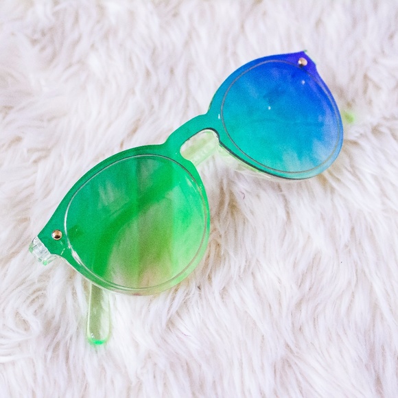 Ooh La Lou Accessories - Retro Mirrored Sunglasses Cateye Boho Rose Gold