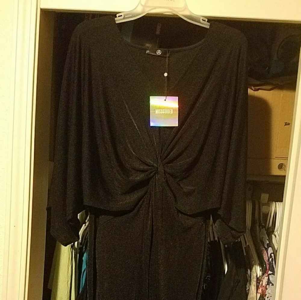 Size 20 black midi dress