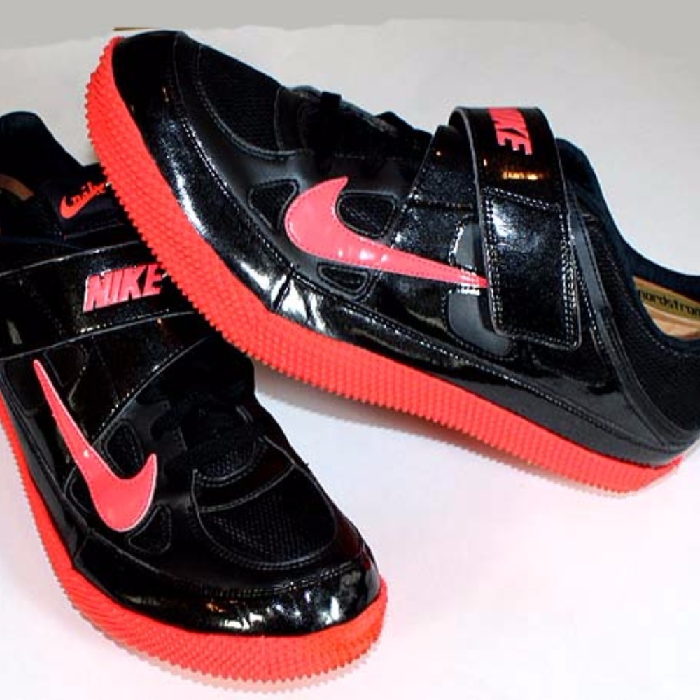 Men's Nike Black Zoom hj High Jump Sneakers Sz15