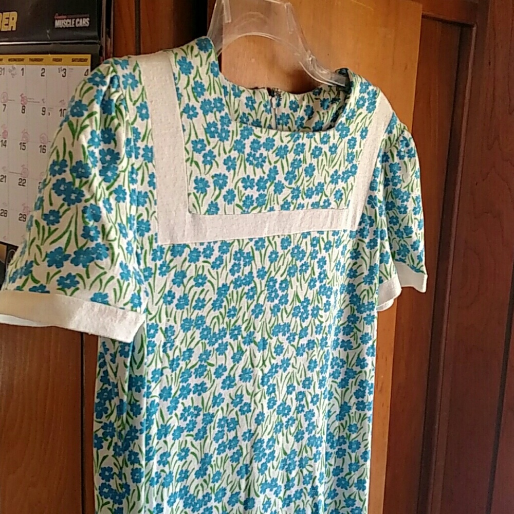 Vintage Lilly Pulitzer floral midi dress