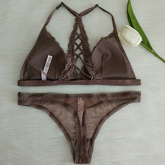 SET🌼Size L VICTORIA'S SECRET BRALETTE & PANTY L - Picture 4 of 5