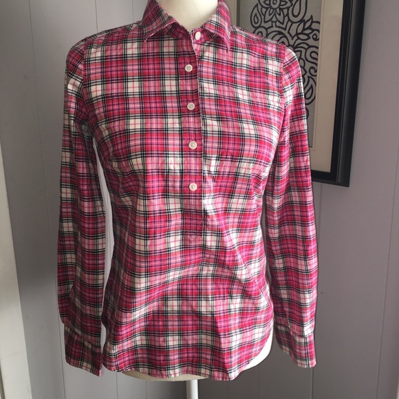 Vineyard Vines Cotton Cashmere Plaid Popover 00 - Picture 3 of 7