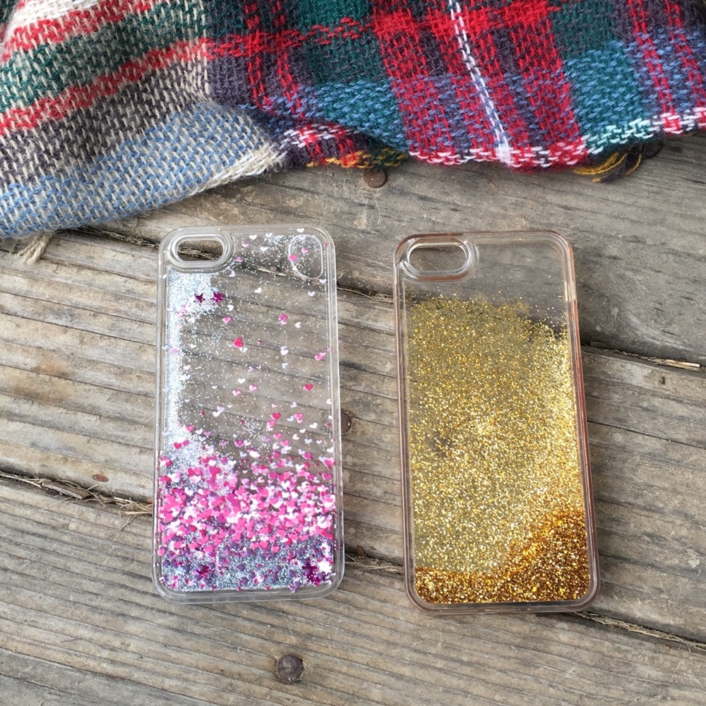 •Unbranded | iPhone Flowing Glitter Cases•