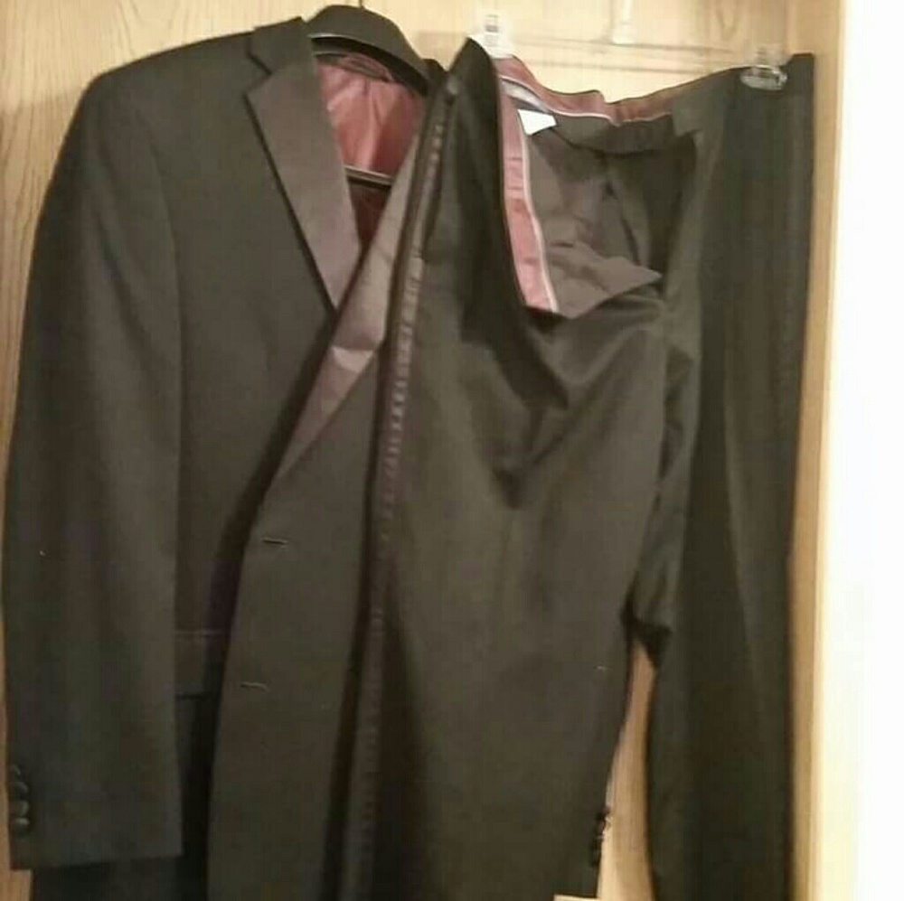 Tuxedo pants and jacket
