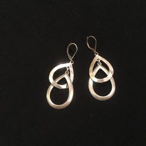 Silpada Brushed silver earrings