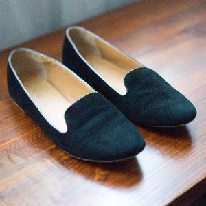J. Crew Black Smoking Loafers / Flats