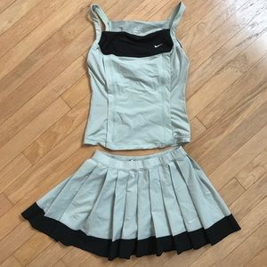 Nike mint green tennis set