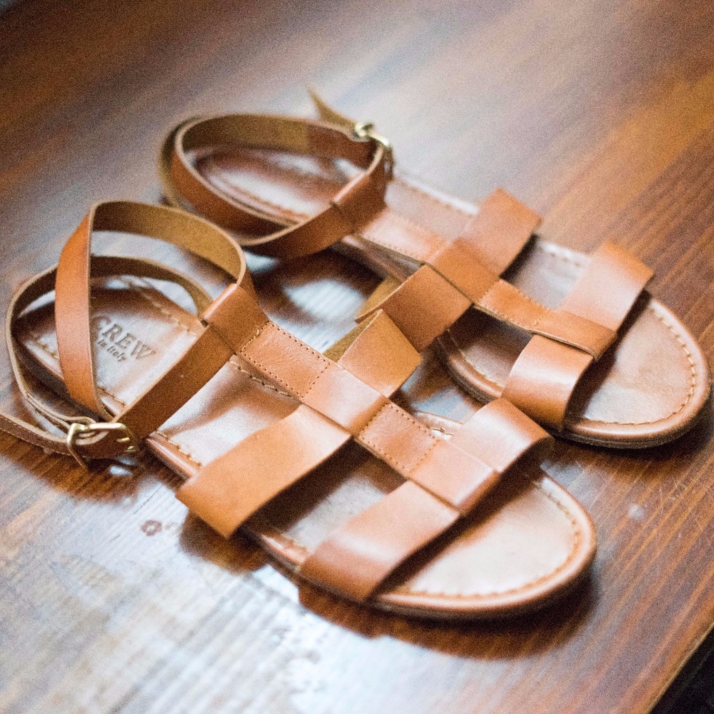 J. Crew Gladiator Straps Sandals