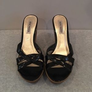 Women's Steve Madden slip on wedge sandal size 8