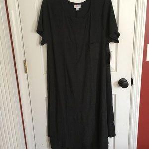 Lularoe Carly Dark Charcoal 2XL