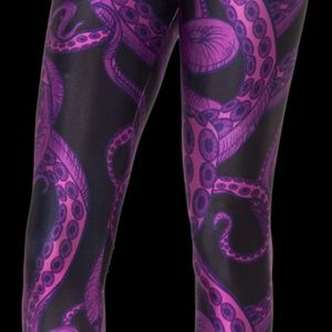 Black Milk Purple Tentacular Leggings