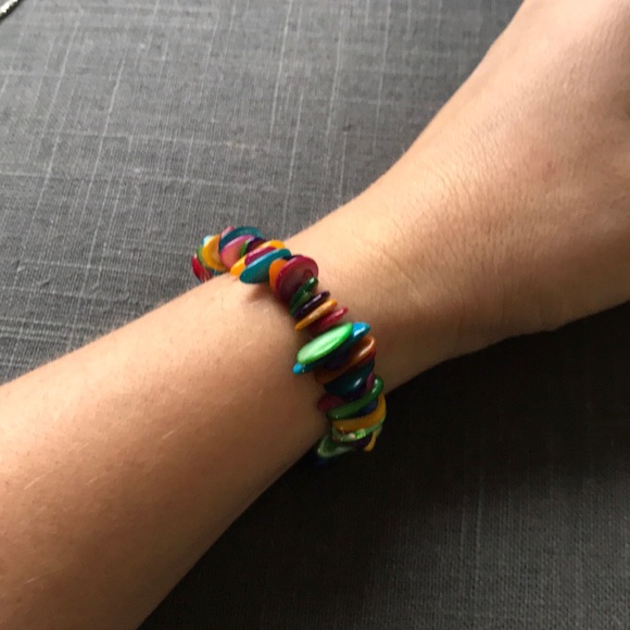 Multicolor stretch bracelet - Picture 2 of 2