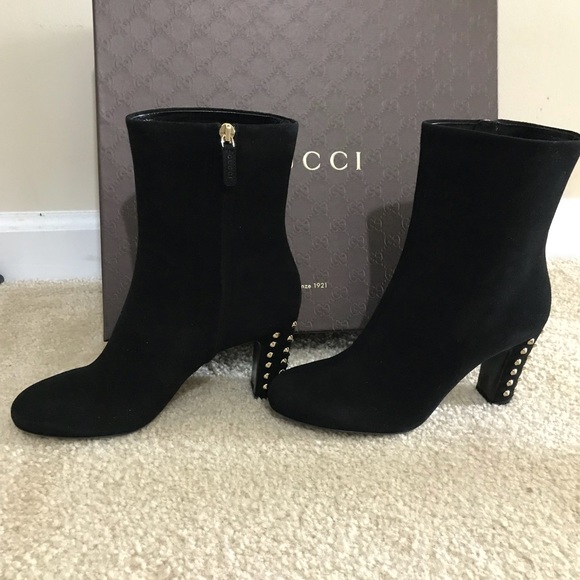 Not For Sale. NWT! Authentic Suede Gucci Bootie. - Picture 3 of 8