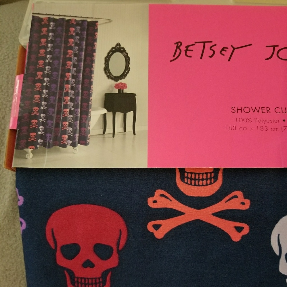 Betsey Johnson shower curtain