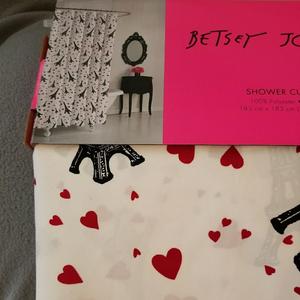 Betsey Johnson shower curtain