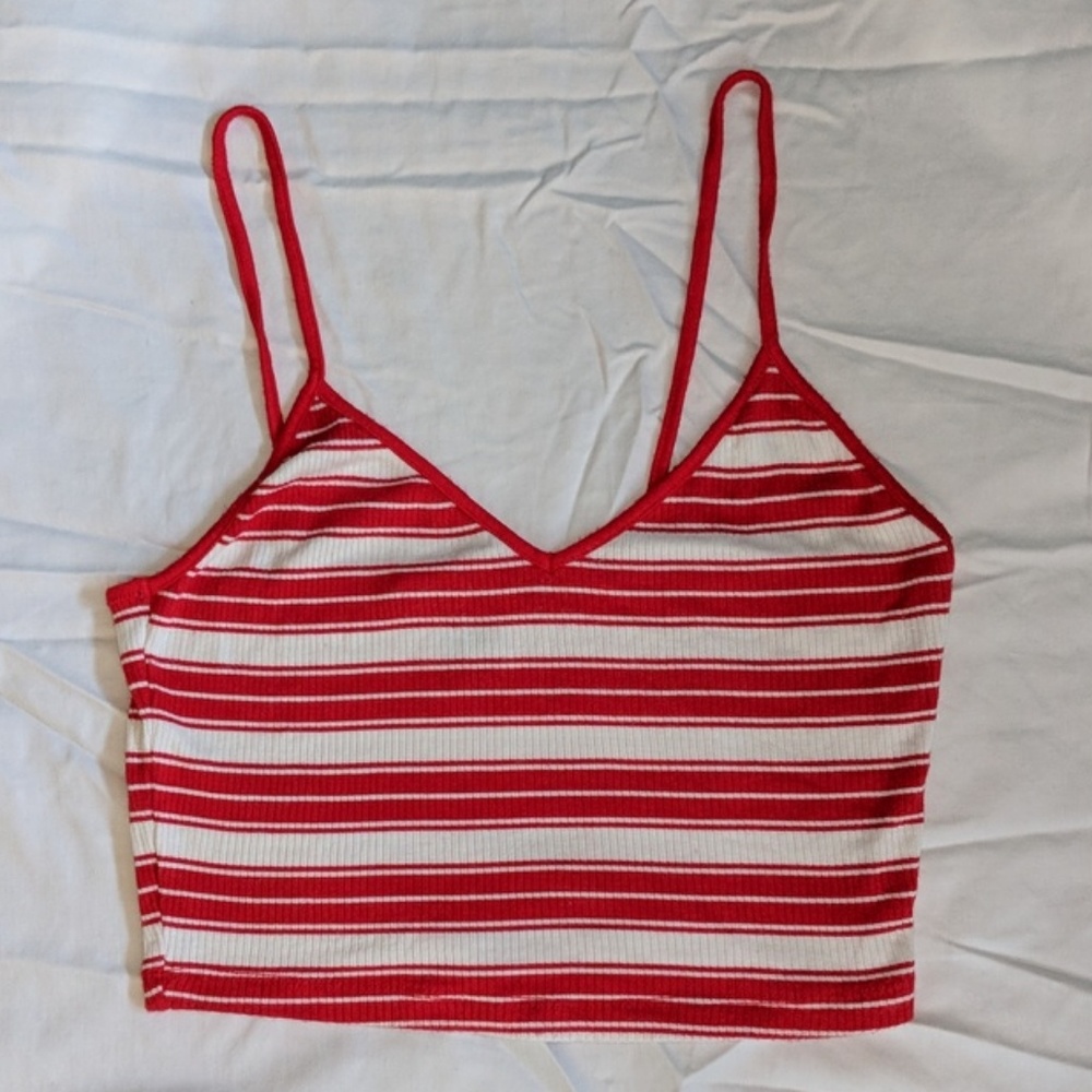 Striped crop top