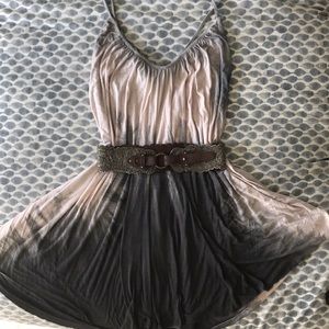 LUX dress from Urban Outfitters Gray ombré tie-dye