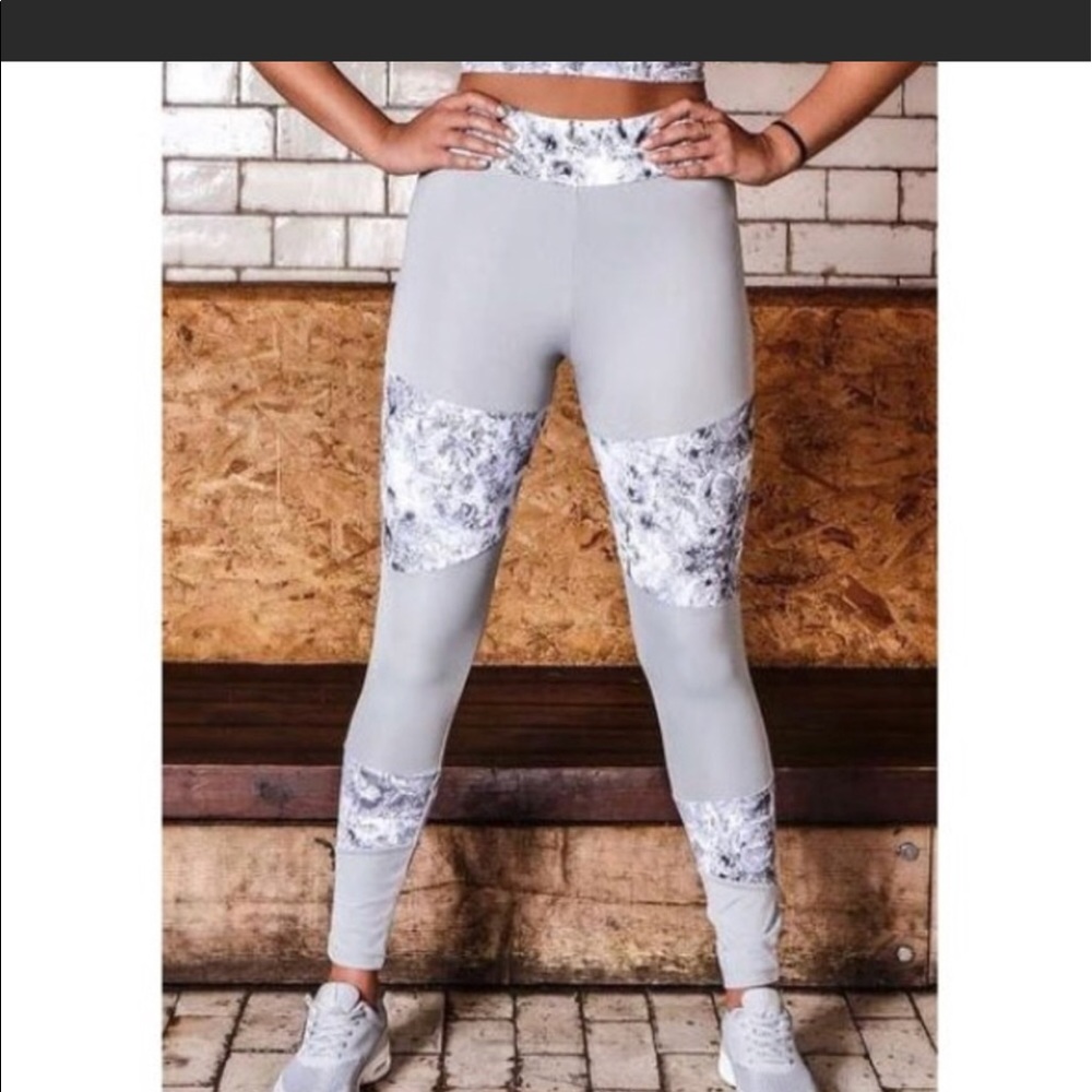 marble fitness leggings