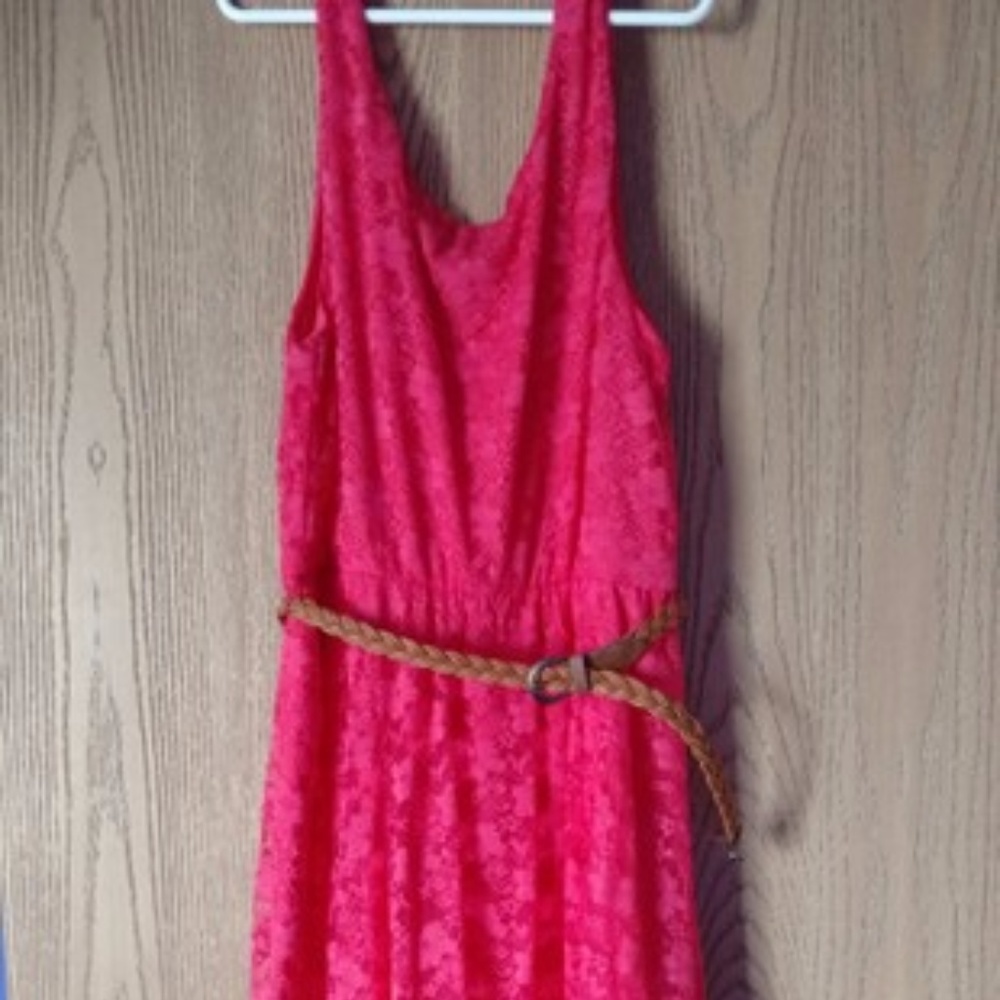 Pink floral dress in MEDIUM by Love Reigns