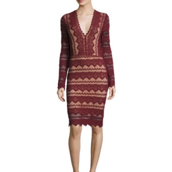Nightcap Dresses & Skirts - Sierra Lace Deep V Nightcap Dress