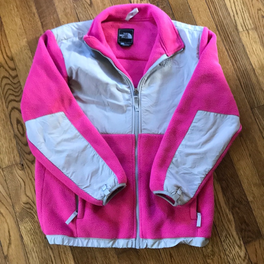 Girls XL The Northface ZIP up coat/jacket