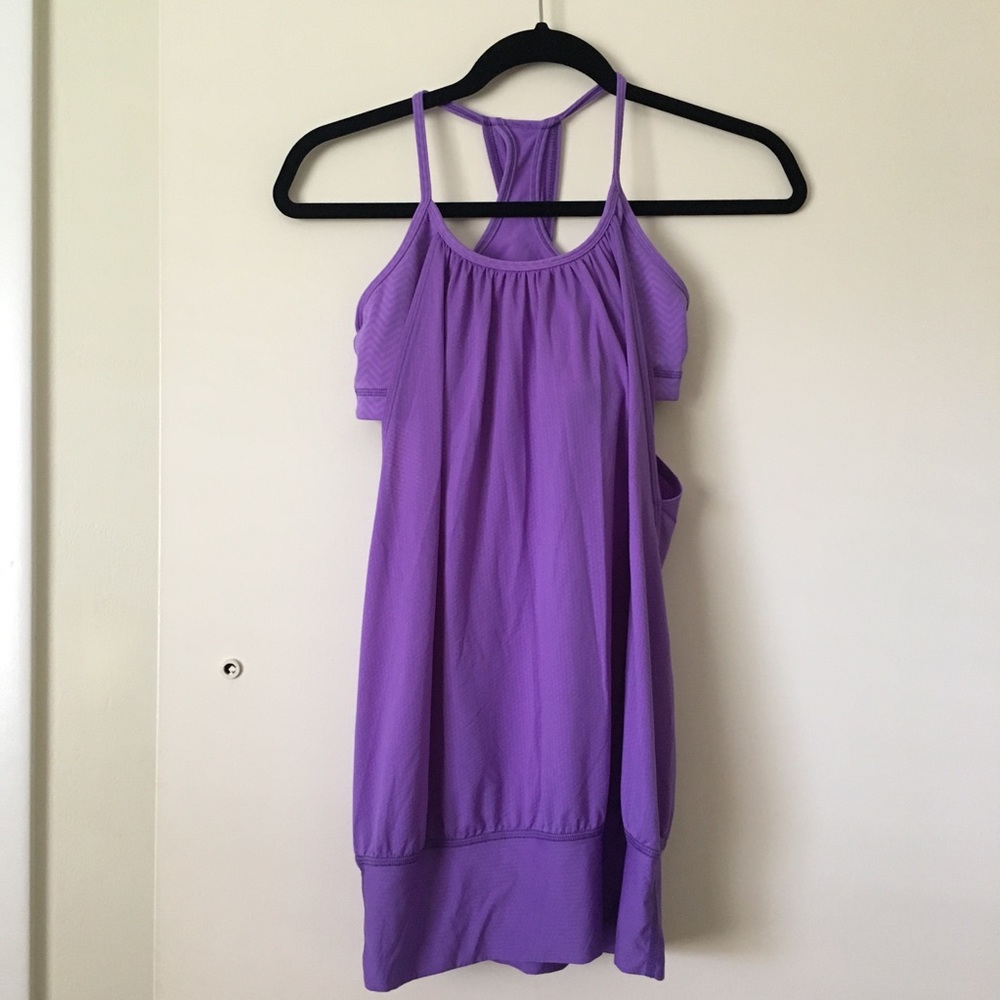 Lululemon “No Limits “ Tank Purple Size 6