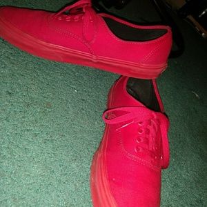 Red Vans Shoes